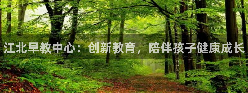 天狮娱乐57661 老x板：江北早教中心：创新教育，陪伴孩子健康成长