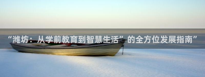天狮娱乐-欢迎您：“潍坊：从学前教育到智慧生活”的全方位发展指南”