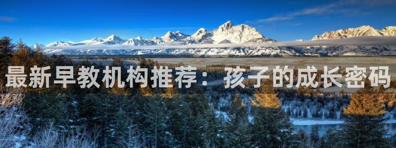 天狮娱乐 彩票：最新早教机构推荐：孩子的成长密码