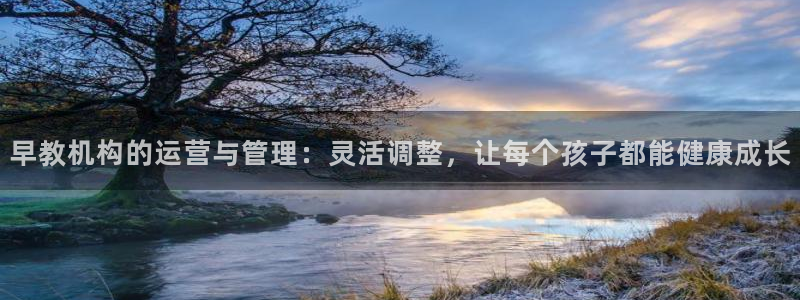 天狮娱乐注册登录：早教机构的运营与管理：灵活调整，让每个孩子都能健康成长