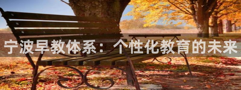 天狮娱乐57661 老x板：宁波早教体系：个性化教育的未来